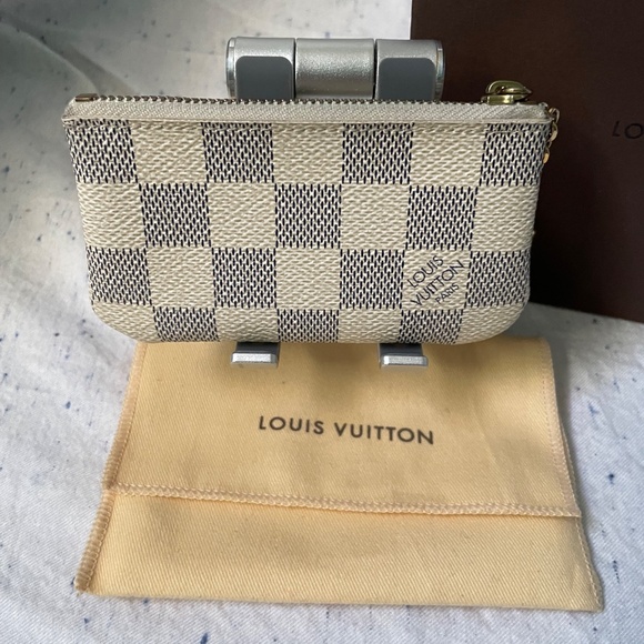 Louis Vuitton Damier Azur Pochette Cles Key Holder - Picture 5 of 7